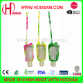 Instant hand sanitizer with silicone holder